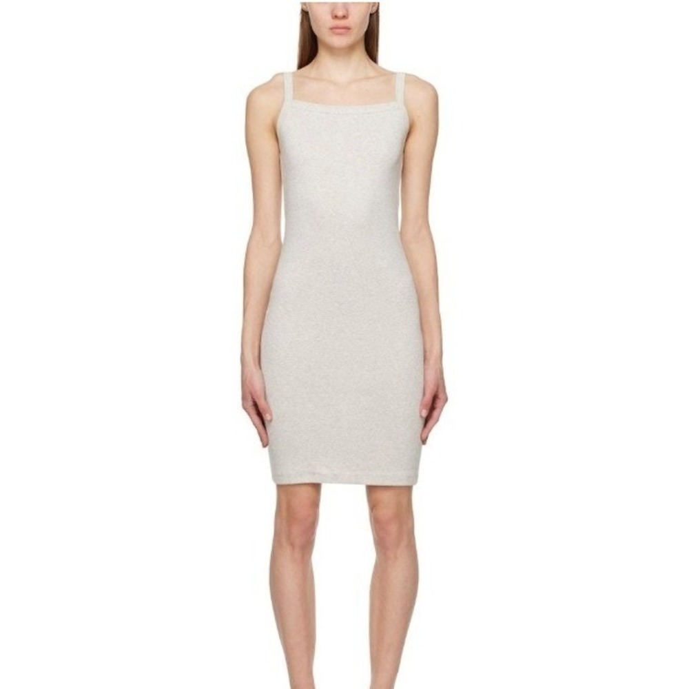 Flore Flore May Dress Heather Grey XL Organic Cotton Mini Tank Dress Portugal